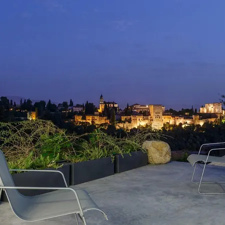 Luxury Cave 100m Super Terraza Vistas Alhambra Wifi بيت للعطل *